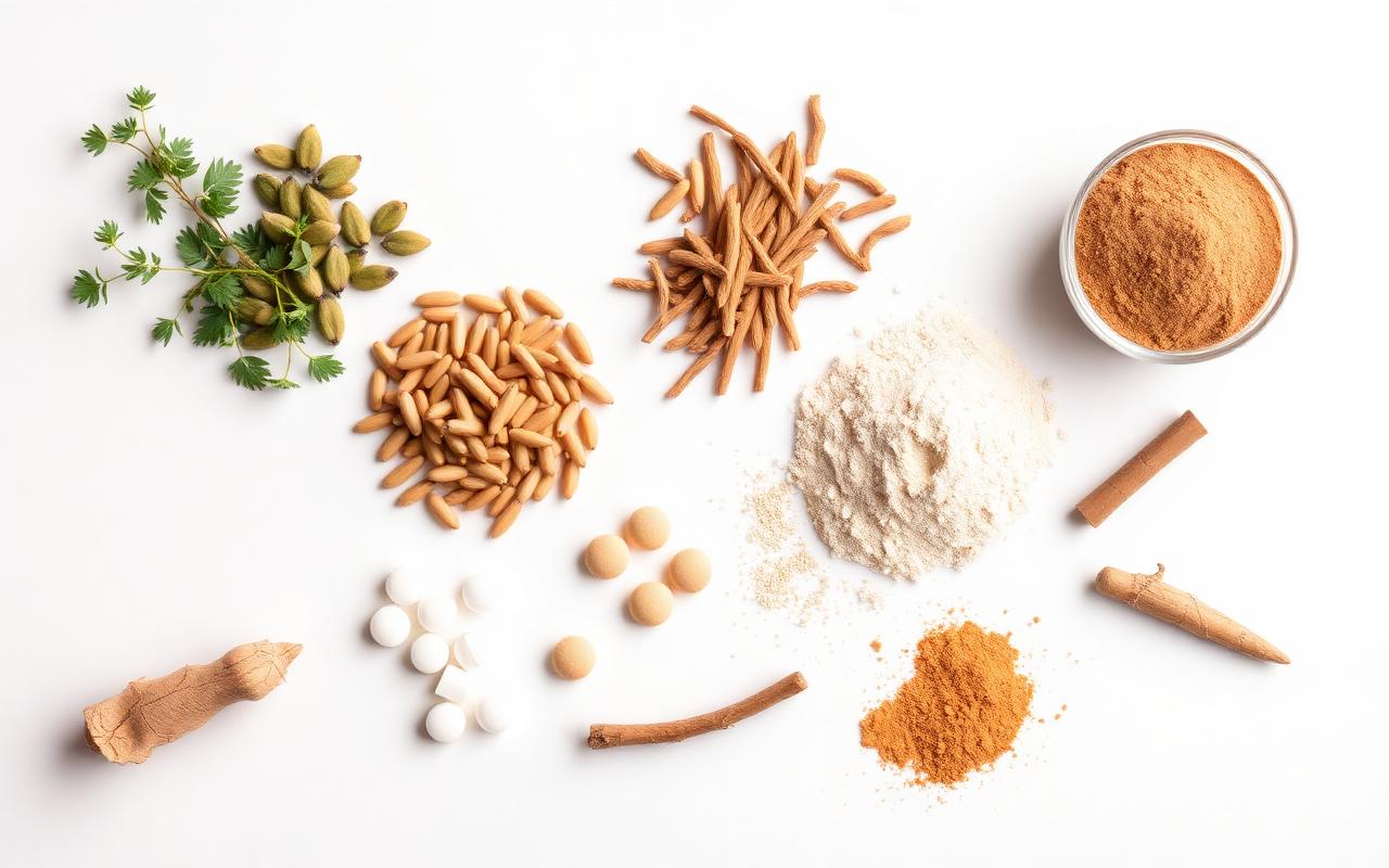 Naturlige ingredienser i GraniteX: tribulus, bukkehornsfrø, ashwagandha, ginseng, maca og zink
